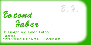 botond haber business card